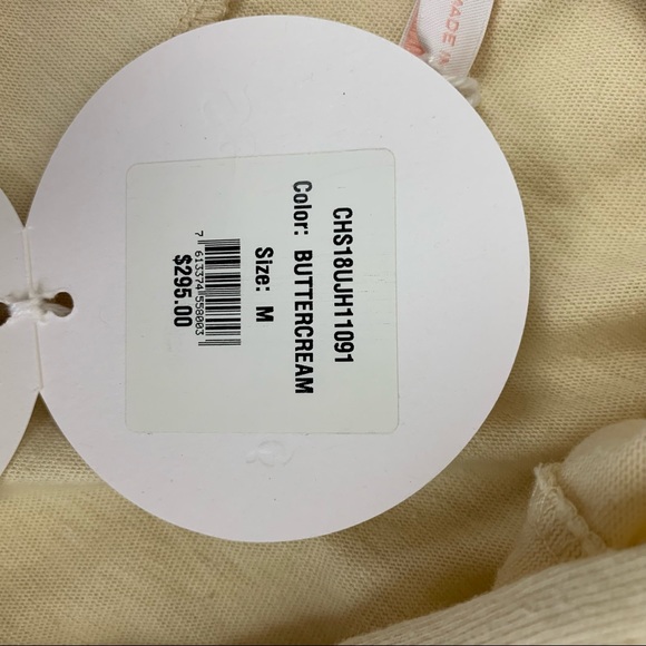 See By Chloe Eyelet Bib Neck Cotton Top Buttercream white - Picture 13 of 14